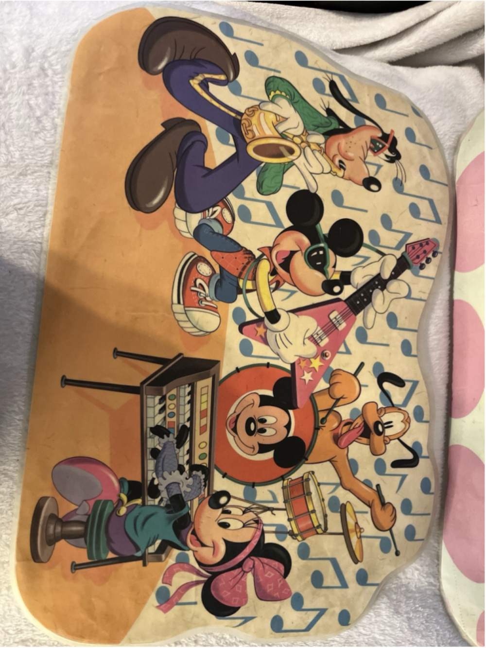 Vintage Disney Mickey Mouse Donald Duck Activity Placemats 1980S SET OF 2 SEE - Picture 5 of 16